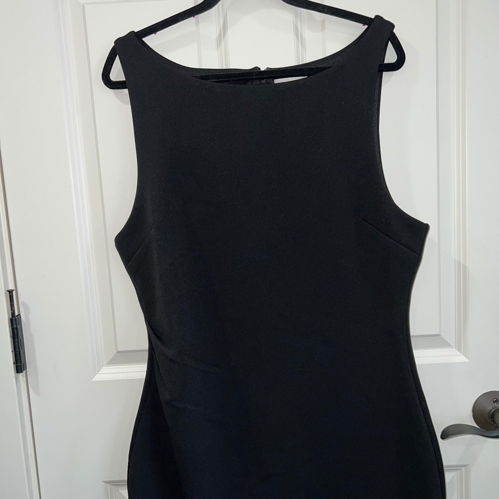 Babaton Sleeveless Black Bodycon Maxi Dress Size XL - Picture 2 of 9